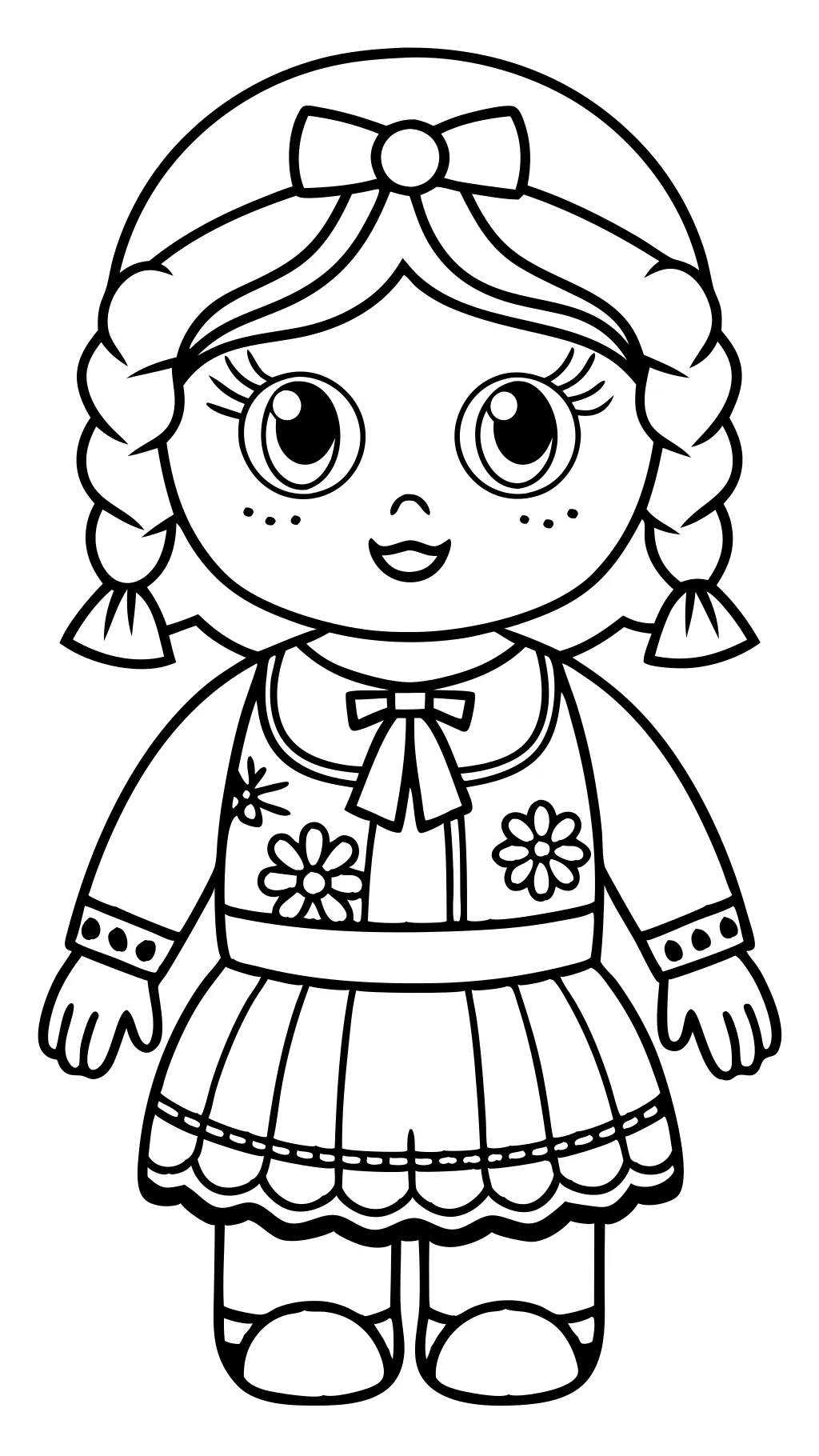 coloring pages dolls